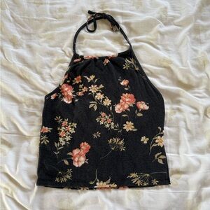 Brandy Melville Sachi Halter Top - Black